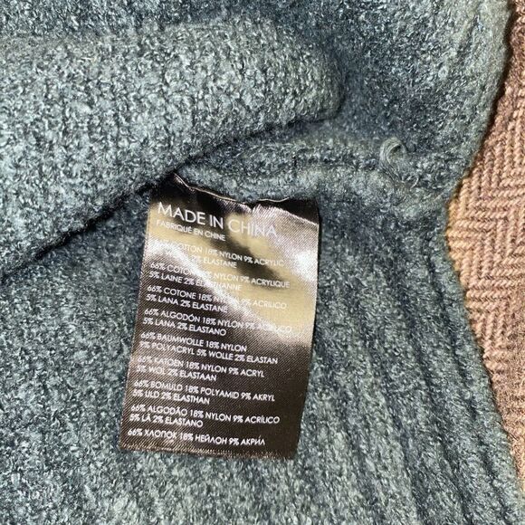 CLUB MONACO Boucle Hoodie Cozy Luxe Loungewear XS Forrest Green - Picture 8 of 9